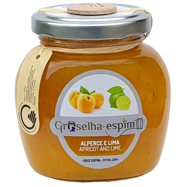 Confiture Artisanale d’Abricots et de Citron Vert – 245g