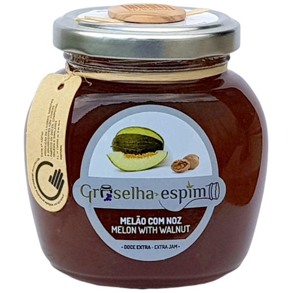 Confiture Artisanale Extra de Melon aux Noix – 245g