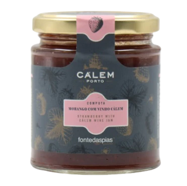 Confiture Artisanale de Fraises au Porto Cálem – 300g