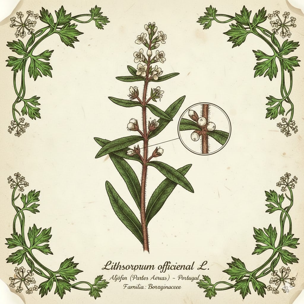 Grémil Officinal Parties Aériennes - (Lithospermum officinale L.) - Aljôfar