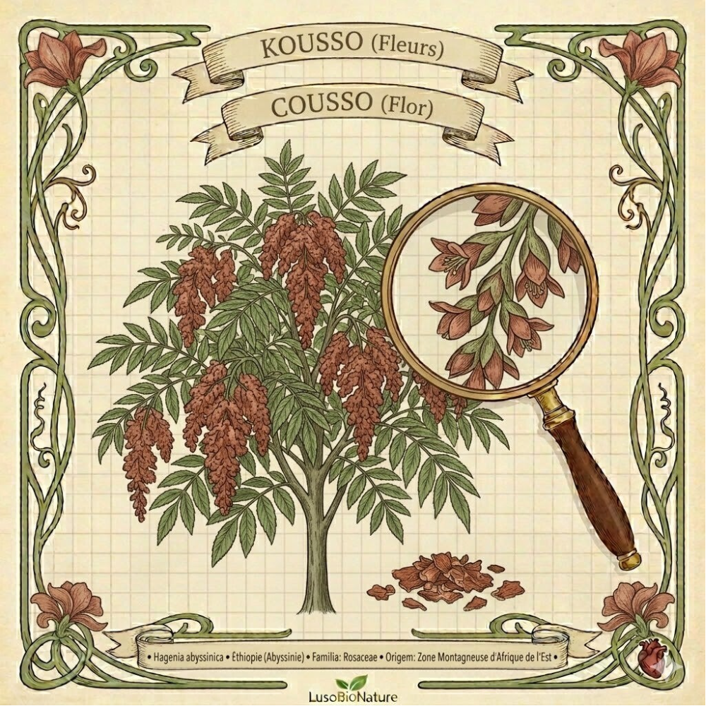 Kousso Fleurs - (Brayera anthelmintica) - Cousso Flor