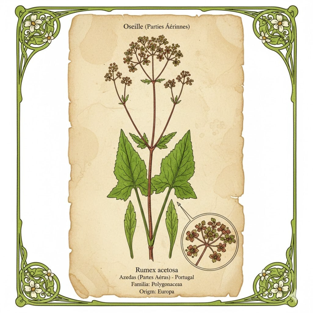 Oseille Parties Aériennes - (Rumex acetosa) - Azedas
