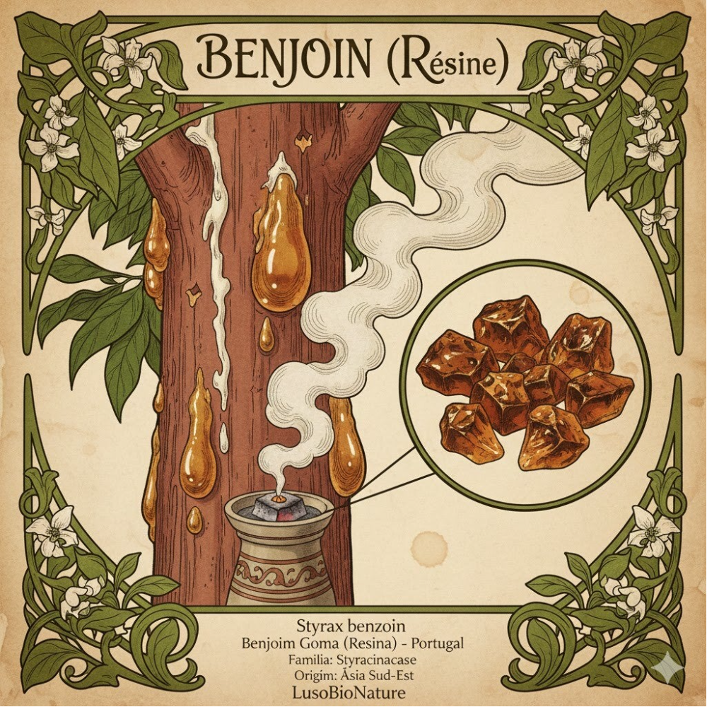Benjoin Résine - (Styrax benzoin) - Benjoim Goma