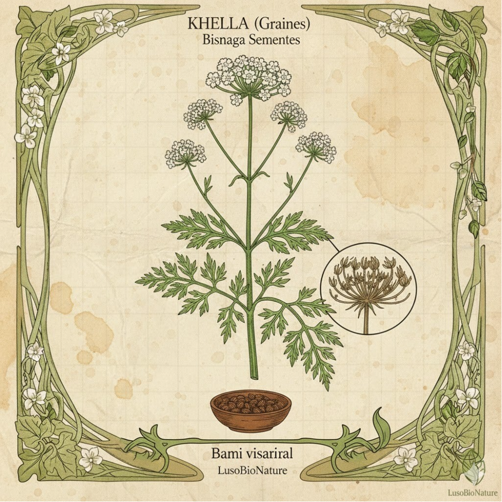 Khella Graines - (Ammi Visnaga L.) - Bisnaga Sementes