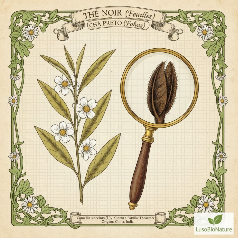 Thé Noir Feuilles - (Camellia Sinensis L.) - Chá Preto Folhas