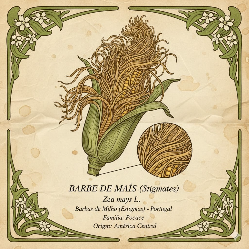 Barbe de Maïs Stigmates - (Zea mays L.) - Barbas de Milho Estigmas