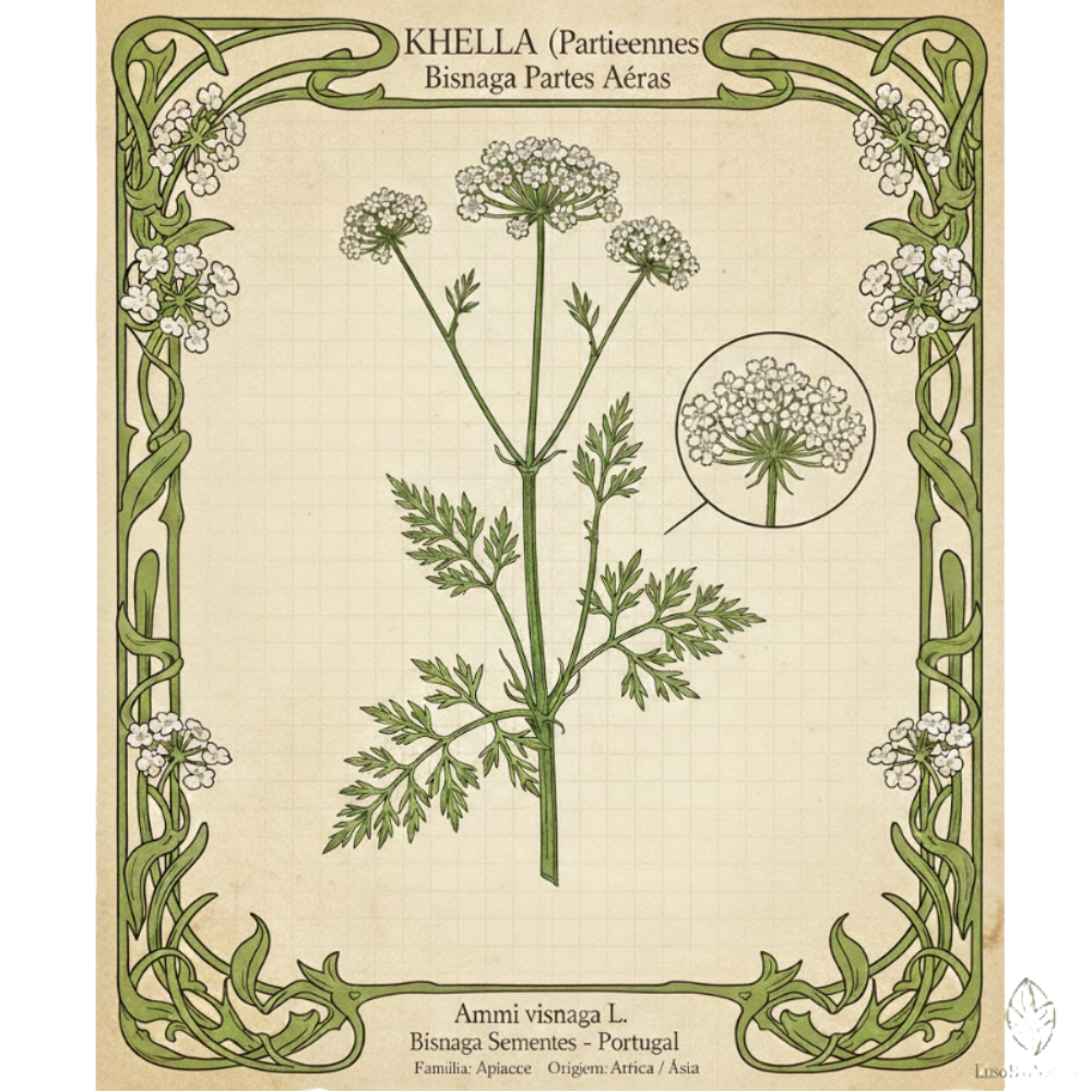 Khella Parties Aériennes - (Ammi Visnaga L.) - Bisnaga