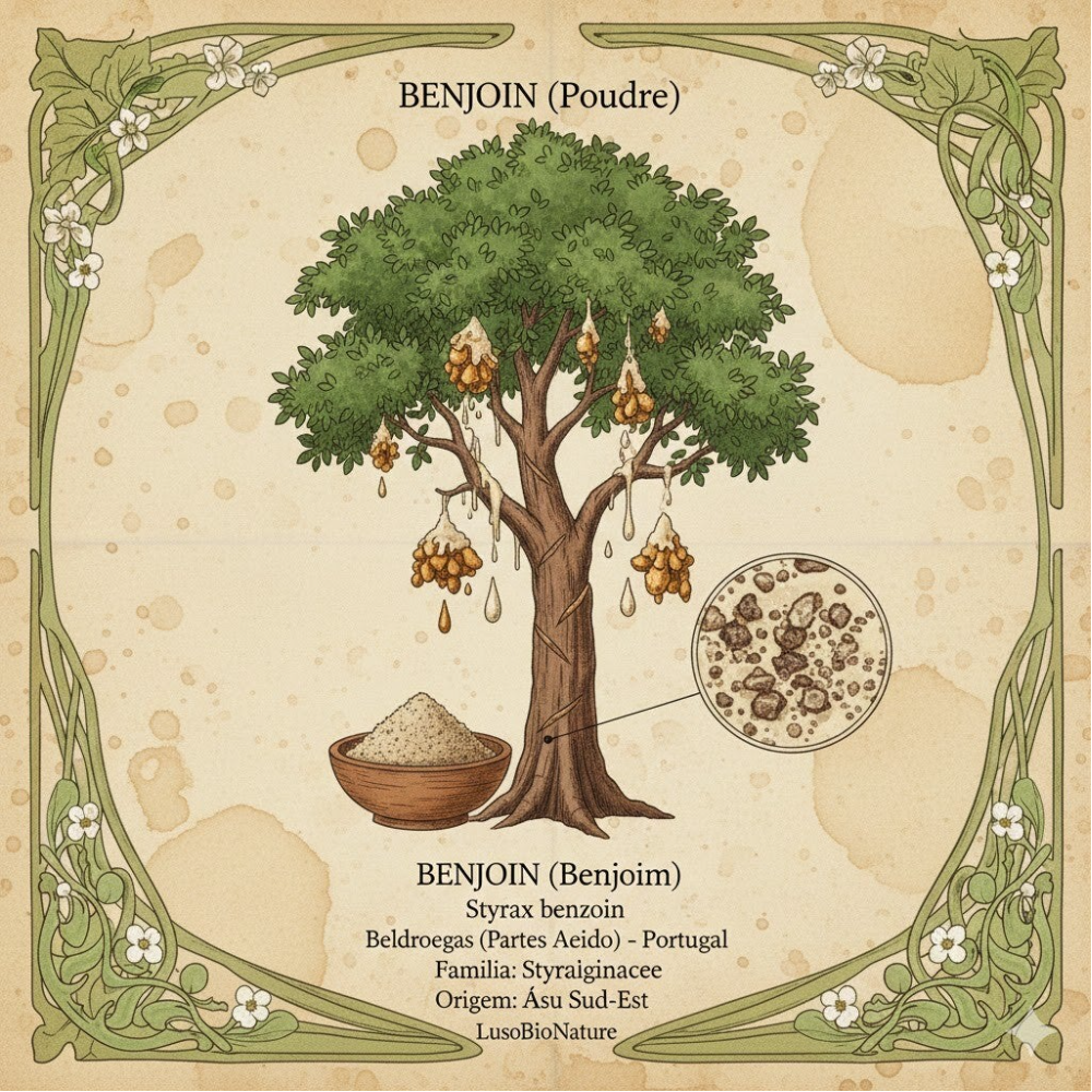 Benjoin en Poudre - (Styrax benzoin) - Benjoim Moido
