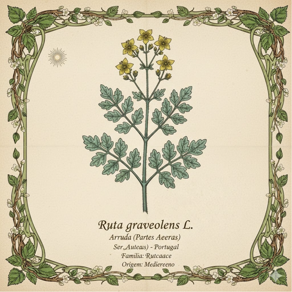 Rue officinale Parties Aériennes - (Ruta graveolens L.) - Arruda