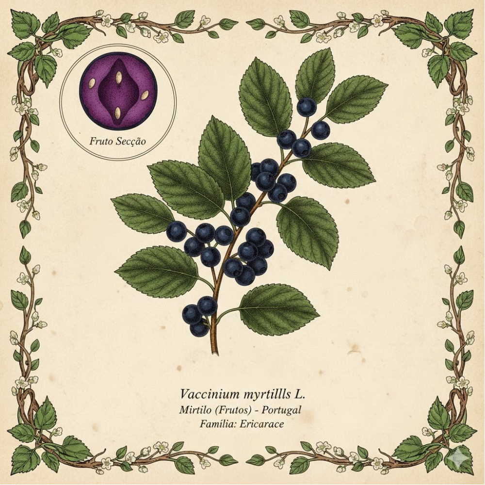 Myrtille Fruits - (Vaccinium myrtillus L.) - Arando, Mirtilo