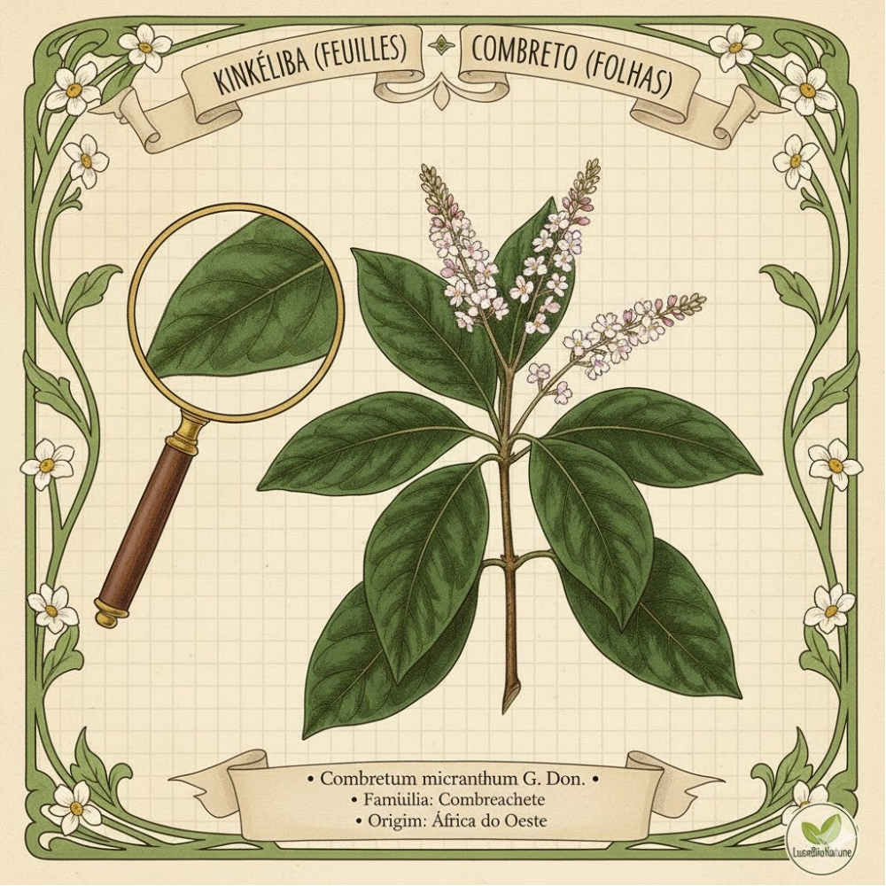 Kinkéliba  Feuilles - (Combretum micranthum G.) - Combreto Folhas