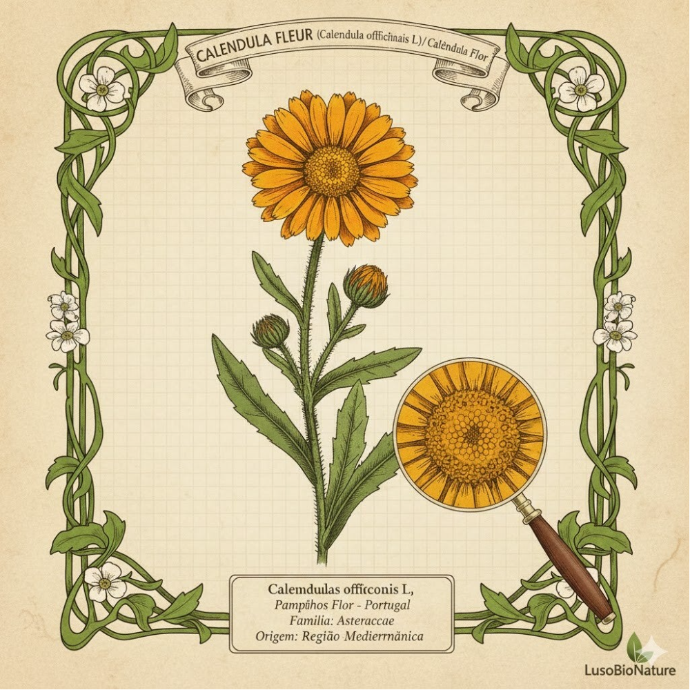 Calendula Fleurs - (Calendula officinalis L.) - Calêndula Flor