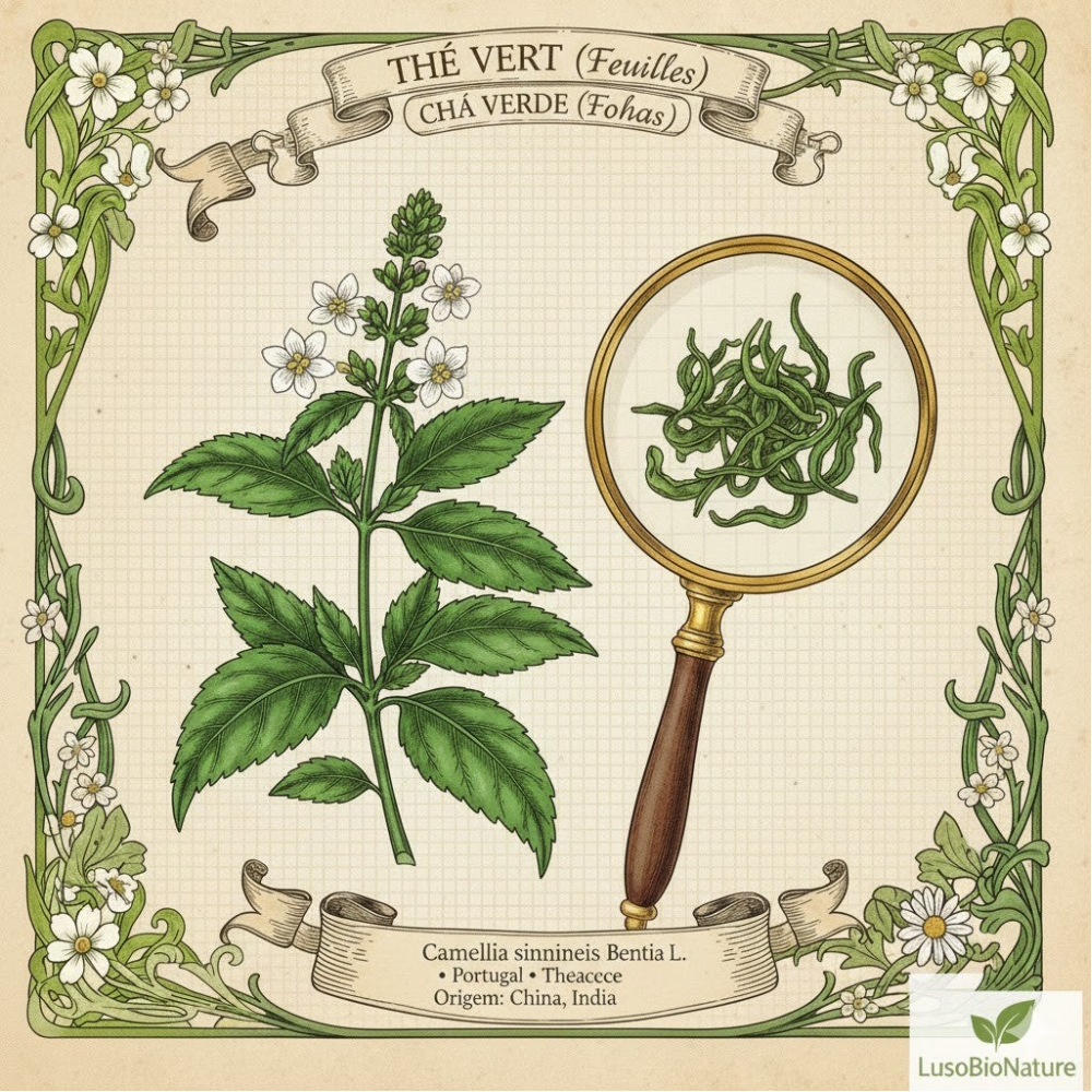 Thé Vert Feuilles - (Camellia Sinensis L.) - Chá Verde Folhas