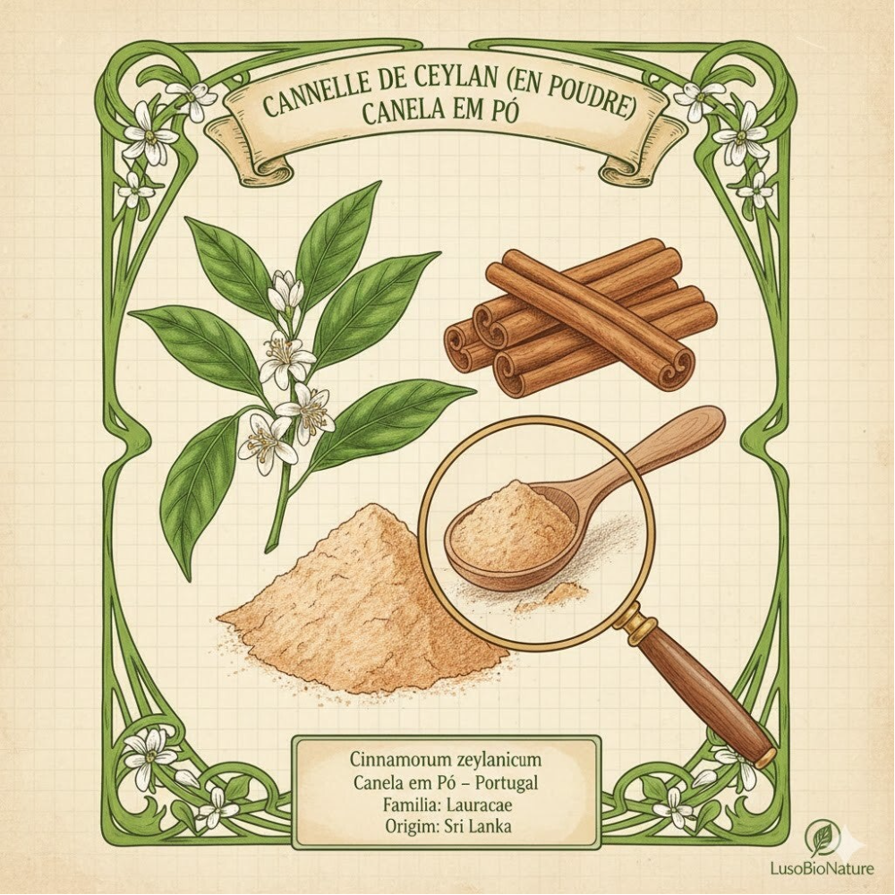 Cannelle de Ceylan en Poudre - (Cinnamomum Zeylanicum) - Canela em Pó