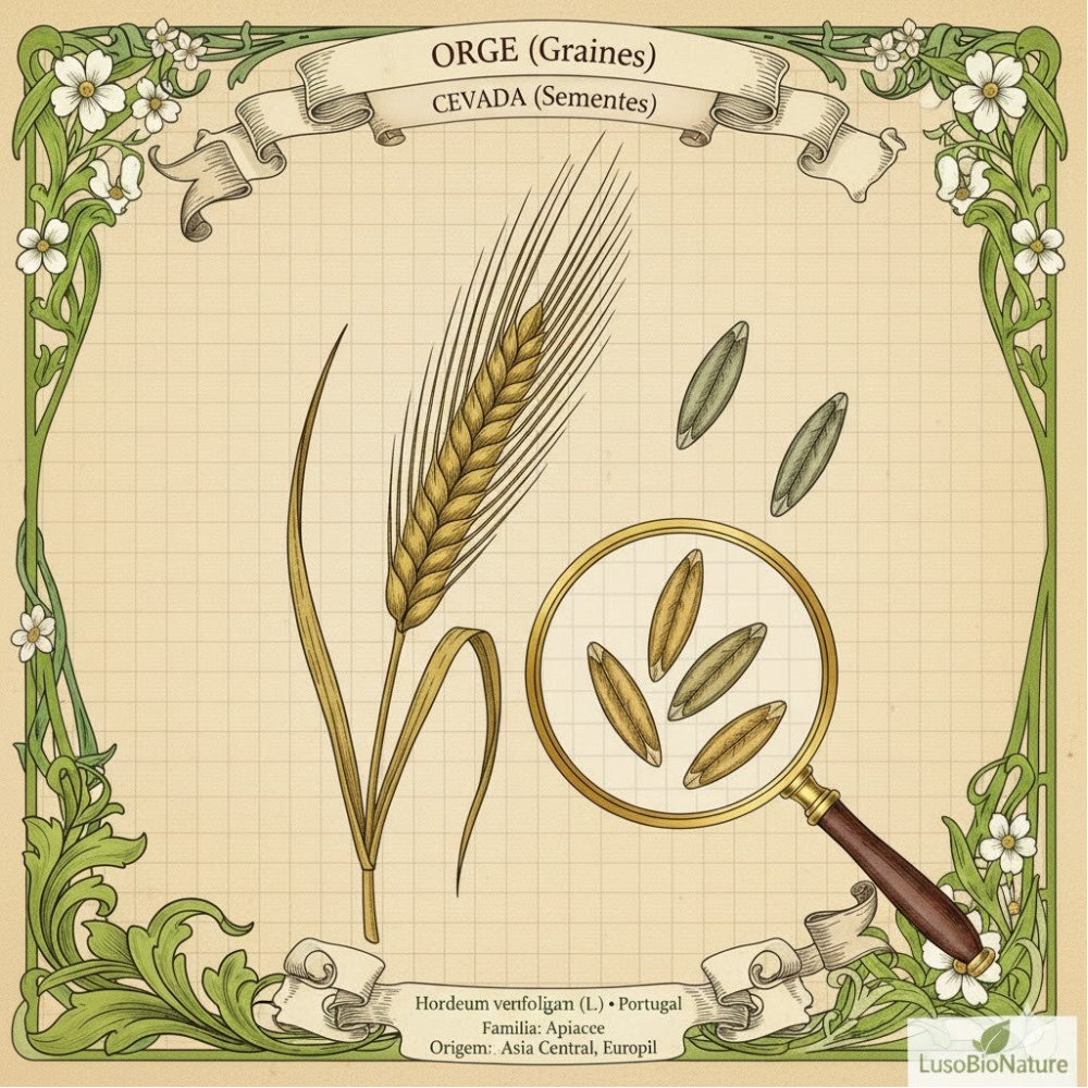 Orge Graines - (Hordeum vulgare L.) - Cevada Sementes