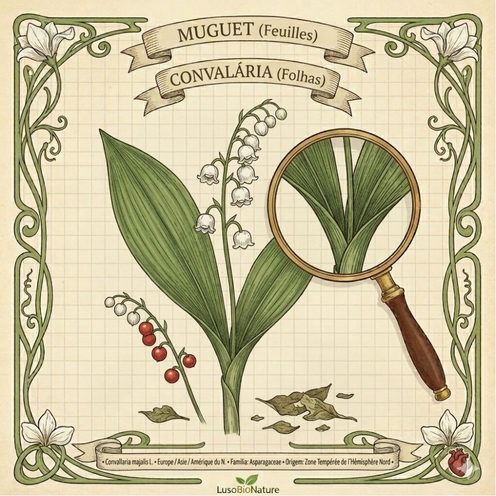 Muguet de mai Feuilles - (Convallaria majalis L.) - Convalária Folhas