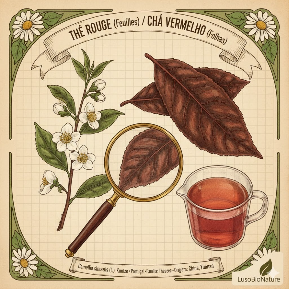 Thé Rouge Feuilles - (Camellia Sinensis L.) - Chá Vermelho Folhas