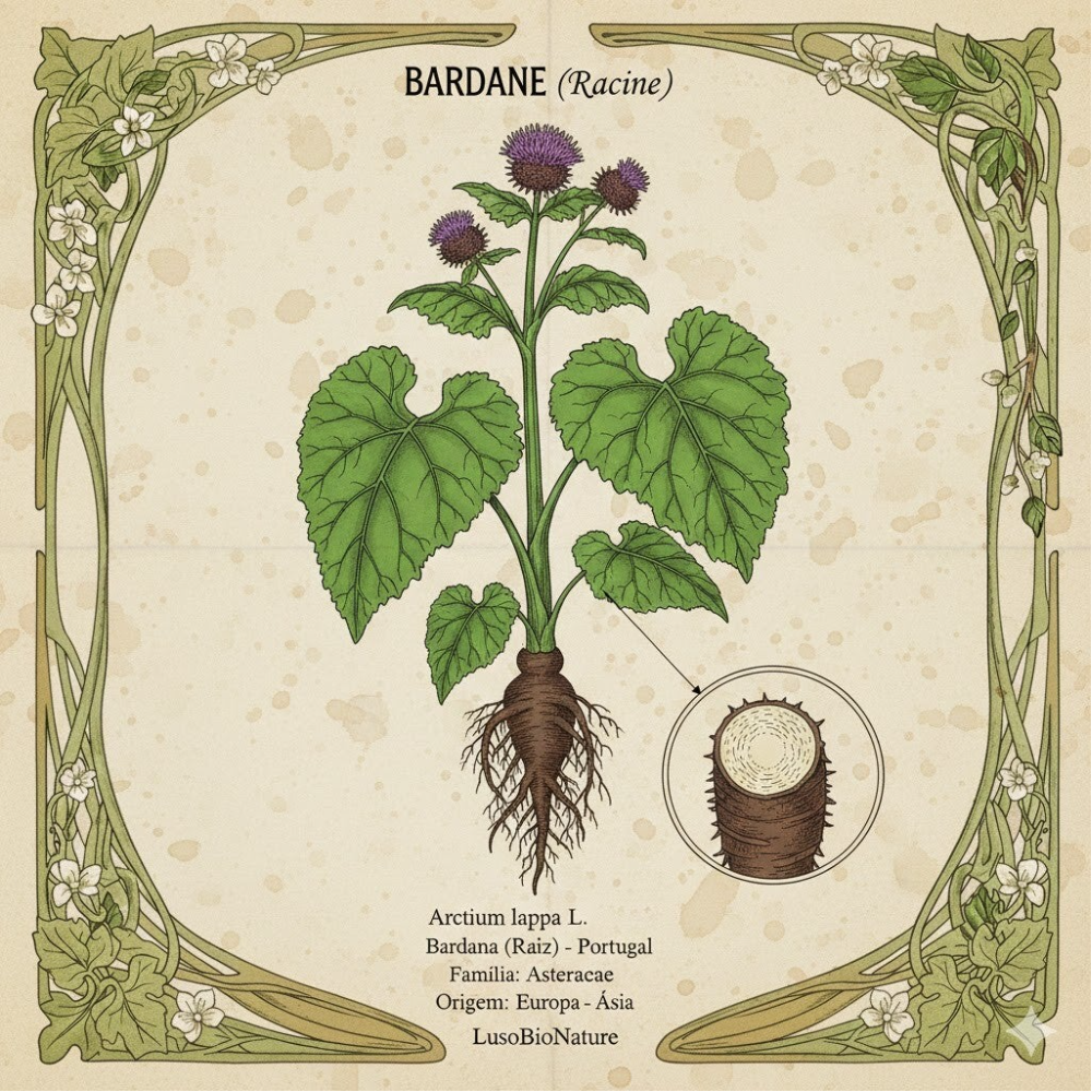 Bardane Racine - (Arctium Lappa L.) - Bardana Raíz
