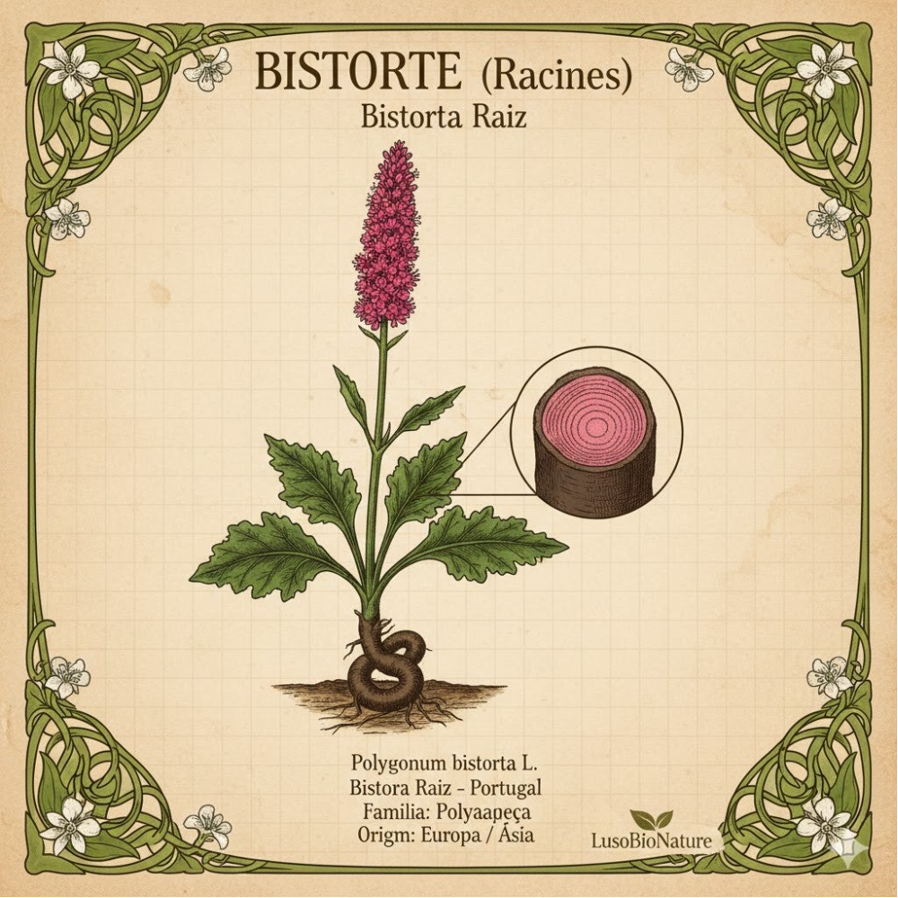 Bistorte Racines - (Polygonum bistorta L.) - Bistorta Raiz