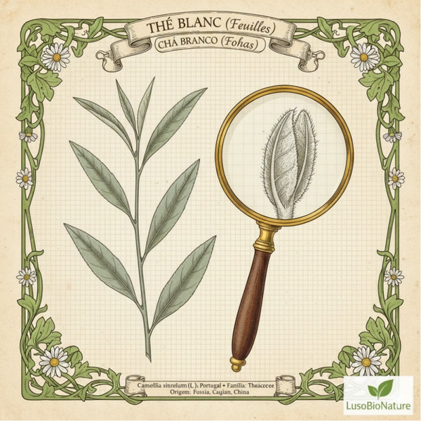 Thé Blanc Feuilles - (Camellia Sinensis L.) - Chá Branco Folhas