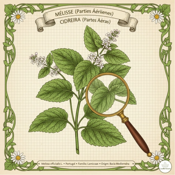 Mélisse officinale Parties Aériennes - ( Melissa officinalis L.) - Cidreira / Erva-Cidreira