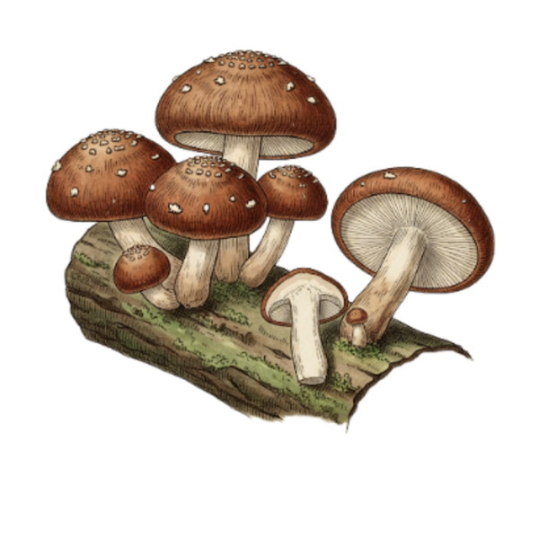 Shiitake champignon Sec  (Lentinula edodes) Shitake Cogumelos Micelios Secos