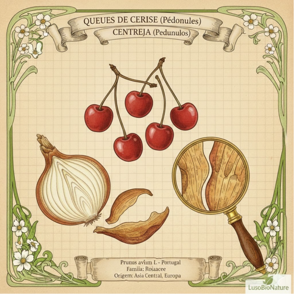 Cerise Queues - (Prunus avium L.) - Pés de cereja Pedúnculos