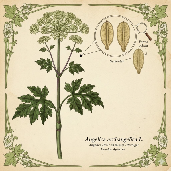 Angélique Graines - (Angelica archangelica L.) - Angélica Sementes