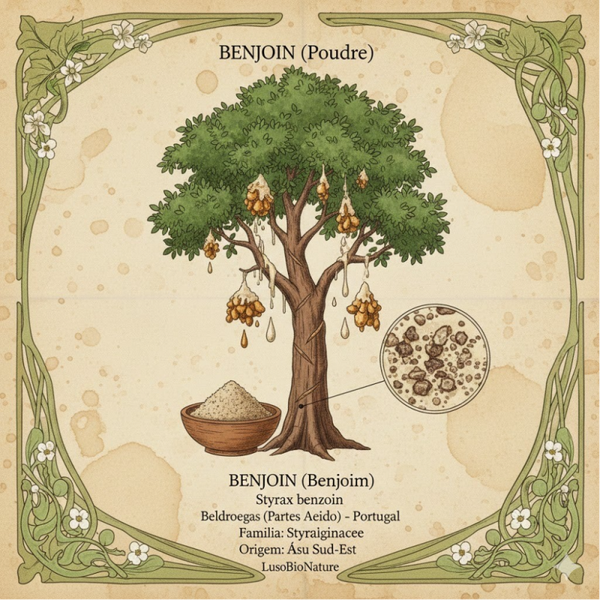 Benjoin en Poudre - (Styrax benzoin) - Benjoim Moido