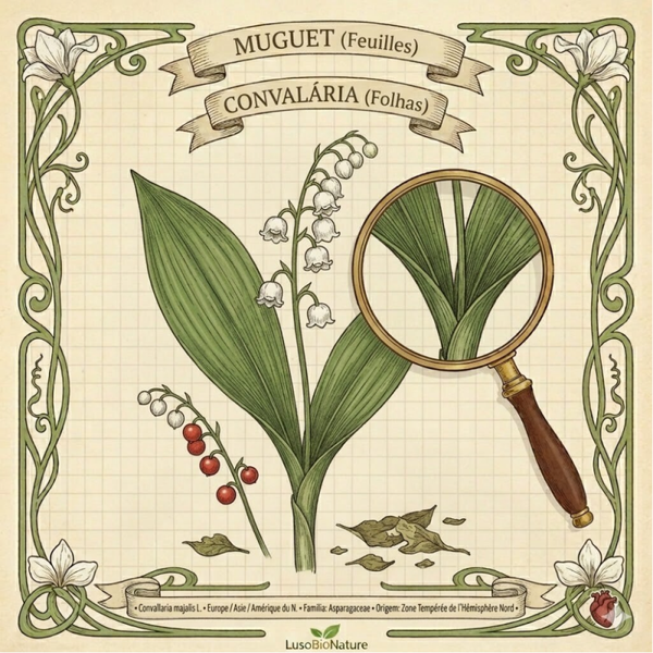 Muguet de mai Feuilles - (Convallaria majalis L.) - Convalária Folhas