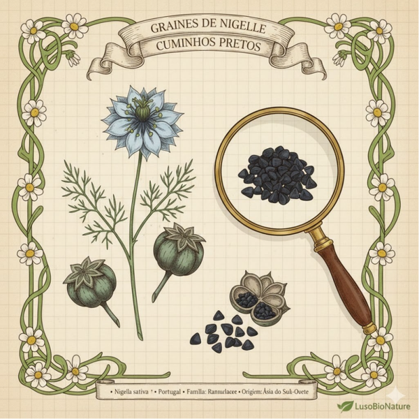 Cumin noir Graines - (Nigella sativa) - Cuminhos Pretos Sementes