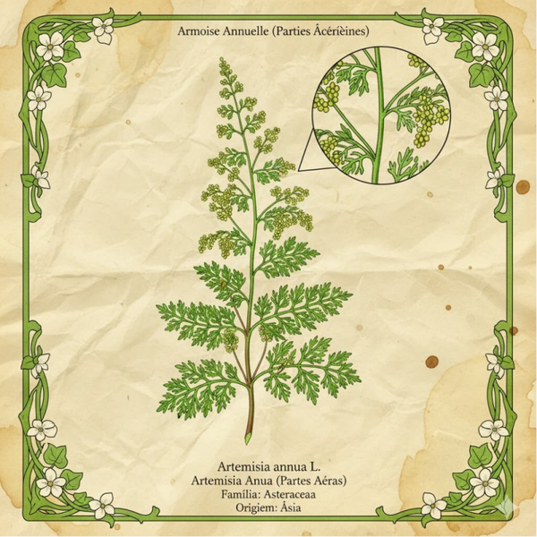 Armoise Annuelle Parties Aériennes - (Artemisia annua) - Artemísia Anua