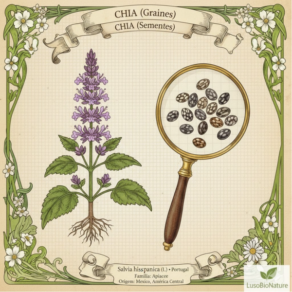 Chia Graines - (Salvia hispanica L.) - Chia Sementes