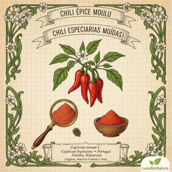 Chili moulu - (Capsicum annuum L.) - Chili Especiarias Moidas