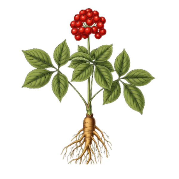 Ginseng Blanc Racine / (Panax Ginseng C.A. Meyer) Ginseng Branco Raíz
