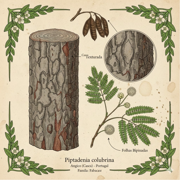 Angico écorce - (Piptadenia colubrina) - Angico Casca