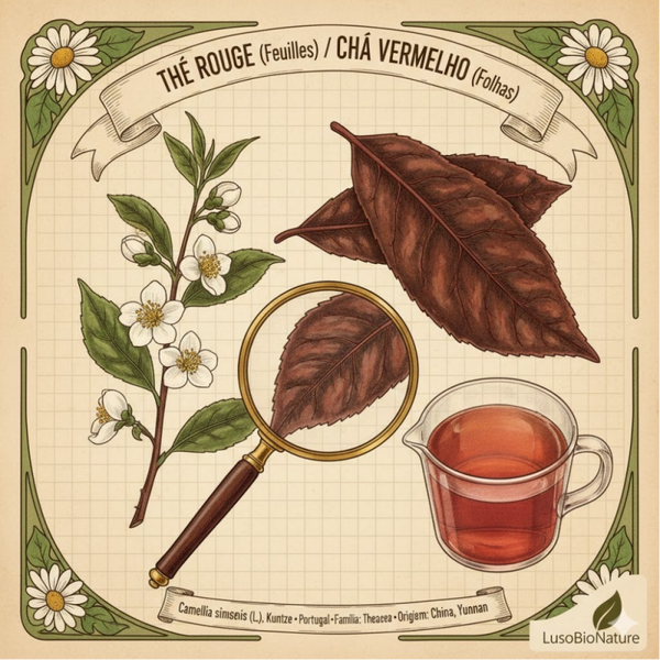 Thé Rouge Feuilles - (Camellia Sinensis L.) - Chá Vermelho Folhas