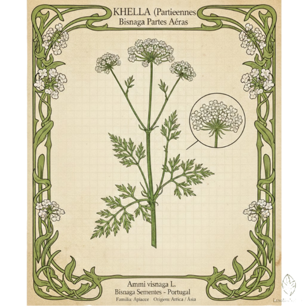 Khella Parties Aériennes - (Ammi Visnaga L.) - Bisnaga