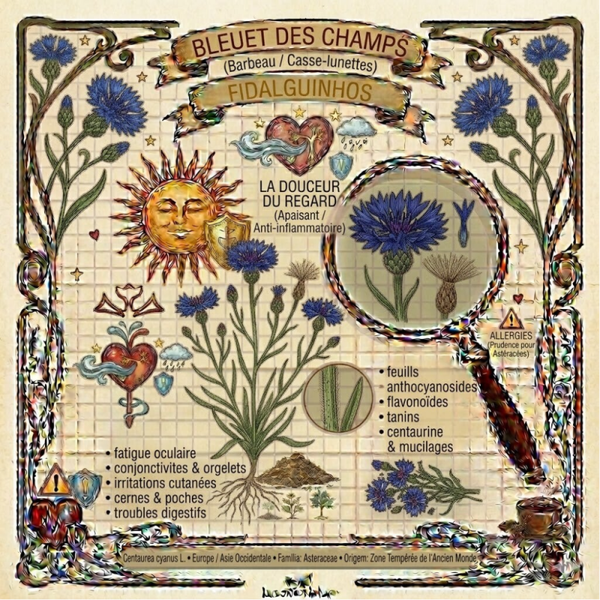 Bleuet des champs Fleurs - (Centaurea cyanus L.) - Fidalguinhos, Ambretas, Flor de Ciano