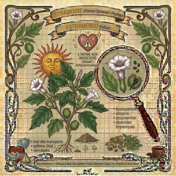 Stramoine Feuilles - (Datura stramonium L.) - Estramónio Folhas