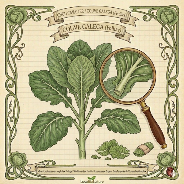 Chou Cavalier Feuilles - (Brassica oleracea) - Couve Galega Folhas