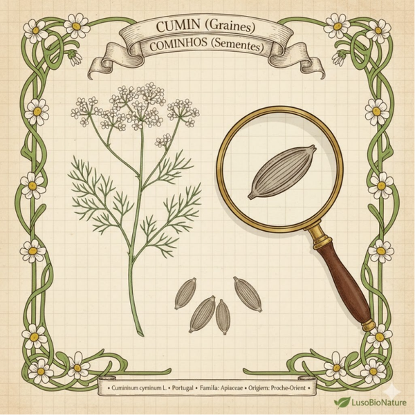 Cumin Graines - (Cuminum cyminum L.) - Cominhos Sementes