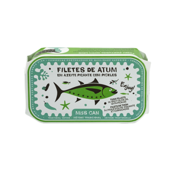 Filets de Thon à l’Huile d’Olive Pimentée et Pickles