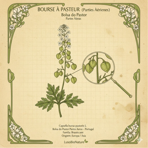 Bourse à Pasteur Parties Aériennes - (Capsella bursa-pastoris L.) - Bolsa do Pastor