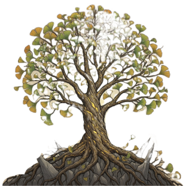 Ginkgo Feuilles / (Ginkgo Biloba L.) / Ginko Biloba