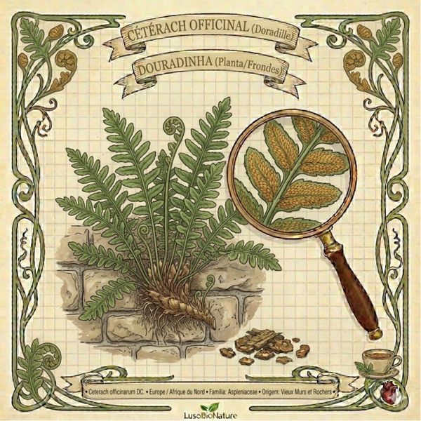 Cétérach officinal Plante - (Ceterach officinarum DC.) -  Douradinha Planta