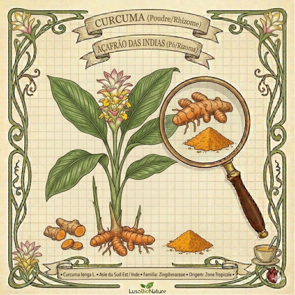 Curcuma en poudre - (Curcuma Longa L.) - Curcuma - Açafrão das Indias Pó
