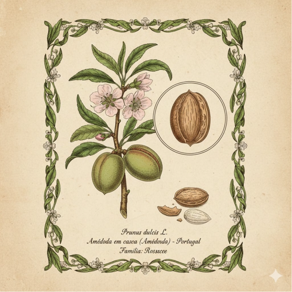 Amande en coque - (Prunus dulcis) - Amêndoa em casca