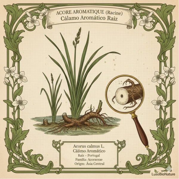 Acore Aromatique Racines - (Acorus calamus L.) - Cálamo-Aromático Raiz