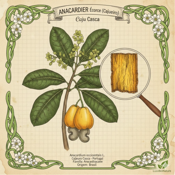 Anacardier Écorce - (Anacardium occidentalis L.) - Cajueiro Casca